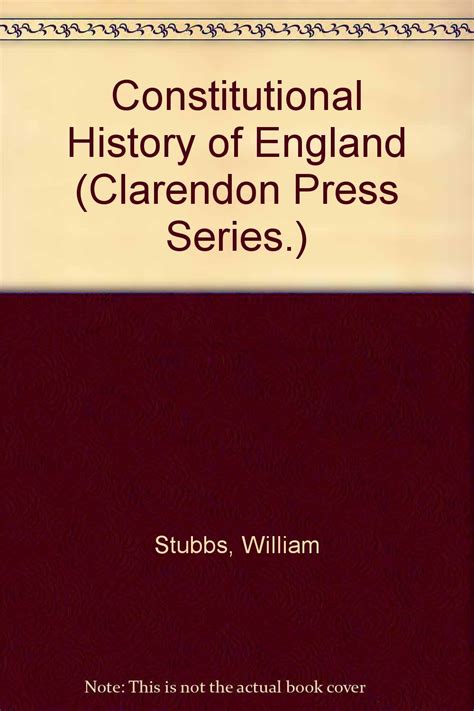 stubbs constitutional history of england